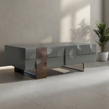 Table basse simple en bois massif au design créatif