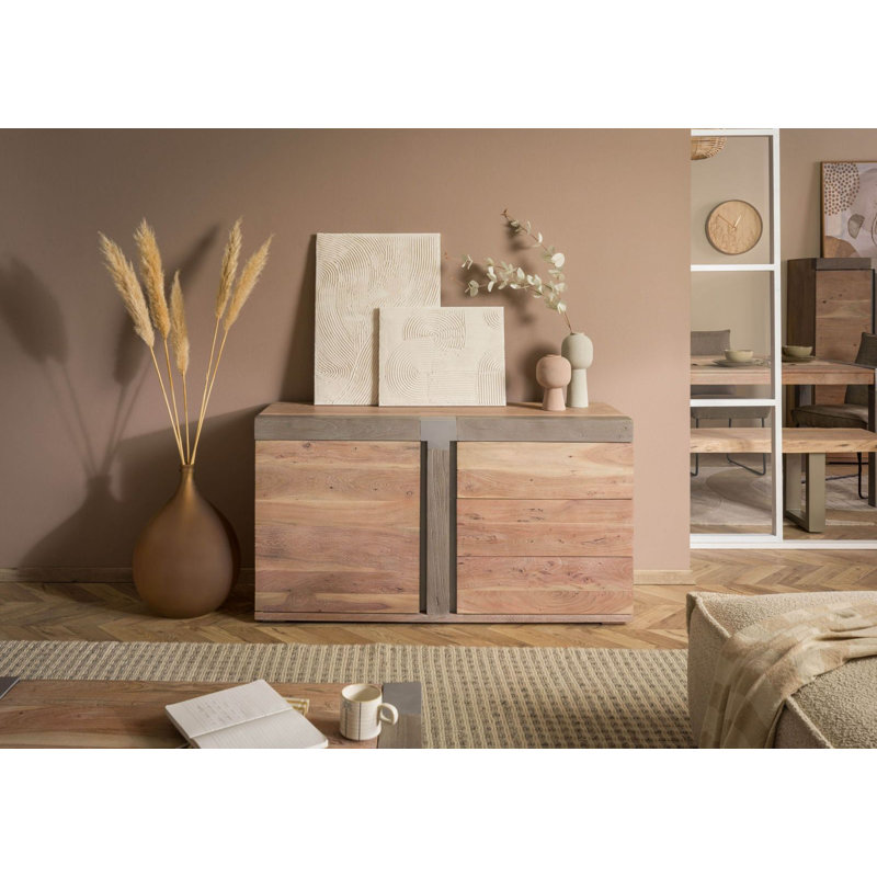 Amsterdam 135cm Solid Wood Sideboard