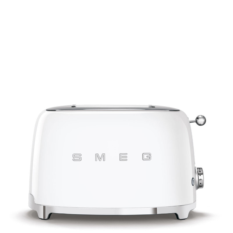 SMEG 50's Retro Style 2 Slice Toaster, White