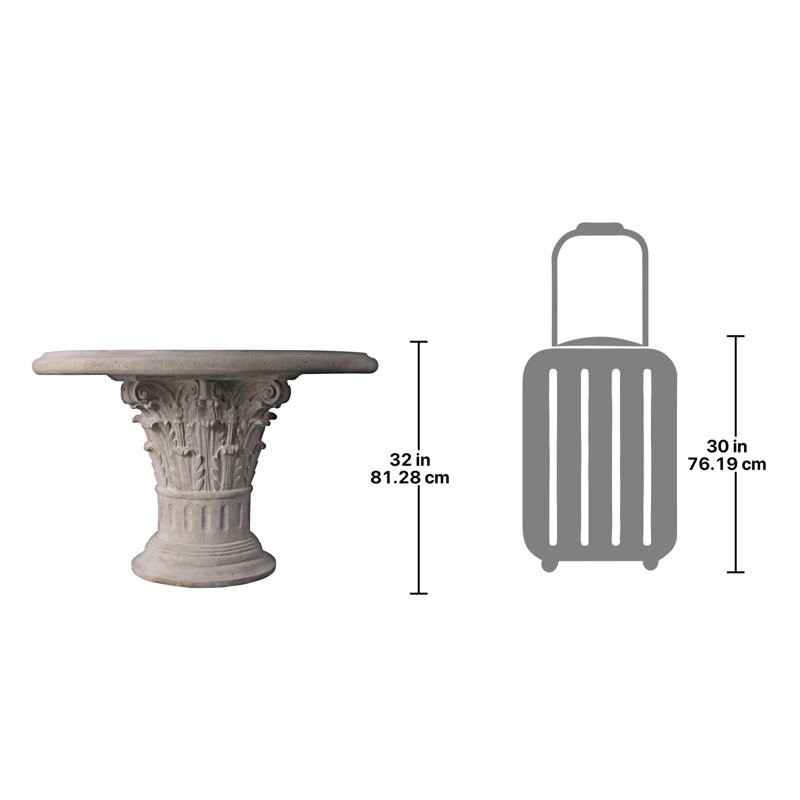Table d'appoint Corinthian Pillars Victorian