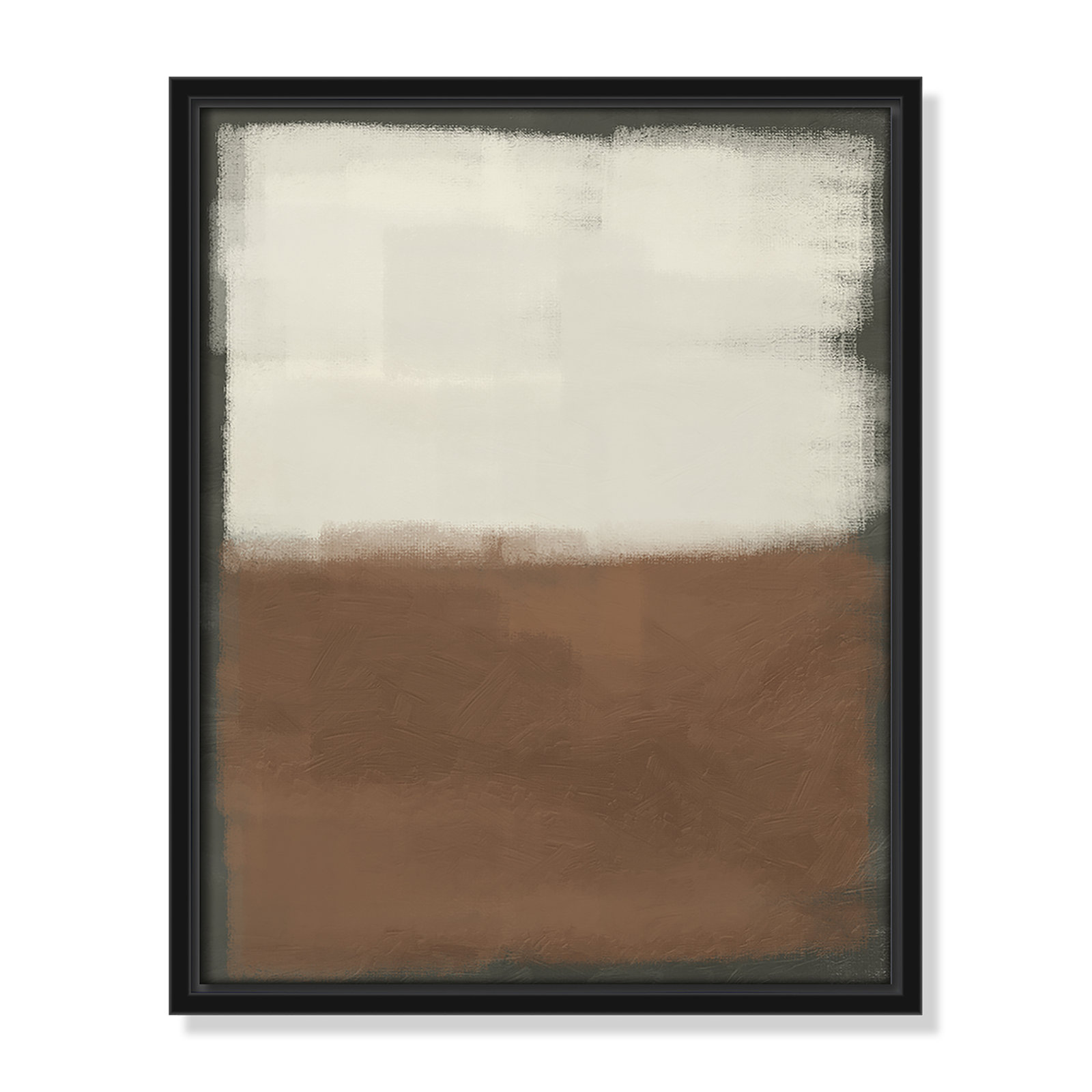 Coronado "Alabaster Burst 2" Painting, Black , 15.5" H x 12.5" W x 2" D