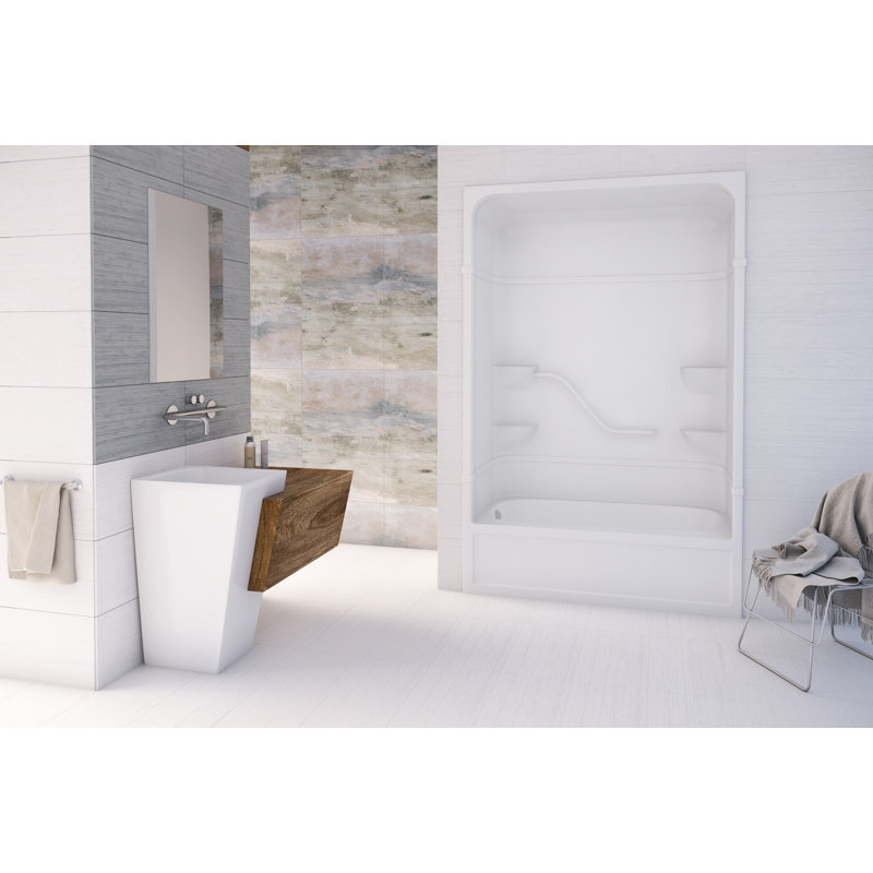 Baignoire de trempage en alcôve Parker, Gauche