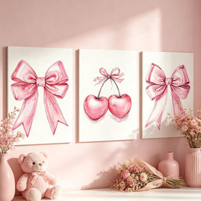 3 Piece Wrapped Canvas Wall Art