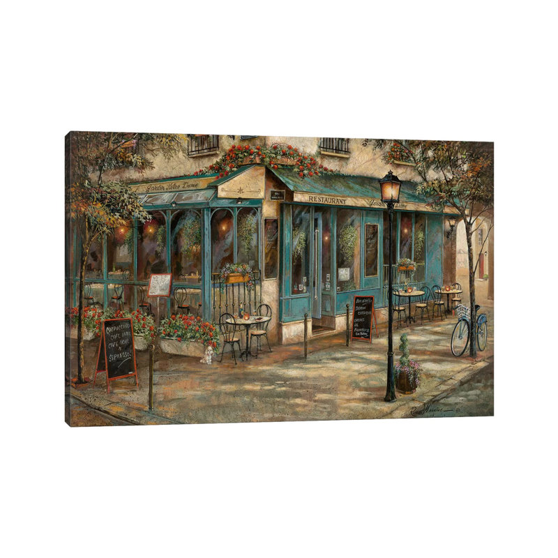 Jardin De Notre Dame by Ruane Manning - Wrapped Canvas Print, 66.04 cm H x 45.72 cm W x 3.175 cm D