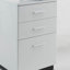 Brabham Curved Glass Top Metal Base Computer Desk
