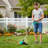 20V Cordless Weed Wacker - String Trimmer Grass Trimmer, 12 Inch 2 in 1 Grass Trimmer&Edger Lawn Tool, Auto Line Feed, Includes 2x2.0Ah Batteries, Fast Charger, 8 Pcs Spools Lines for Yard-124342893
