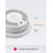 2-In-1 Smoke And Carbon Monoxide Detector Alarm (Not Hardwired), Operated Dual Sensor Fire & CO Alarm, 1-Pack