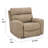 Corbin Power Recliner Chair, Adjustable, USB Port, Faux Leather-111119488-111119489