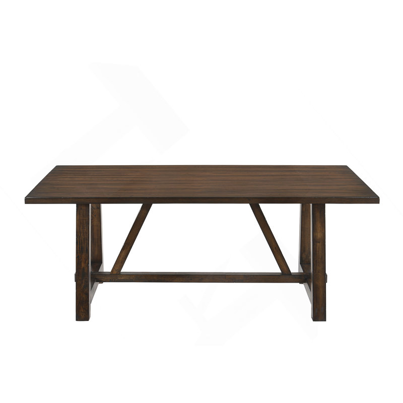 Dark Oak Finish Dining Table