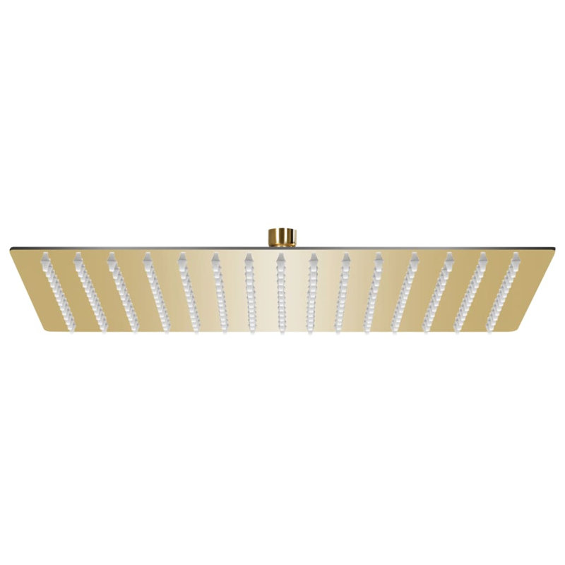 Ransome Rain Fixed Shower Head, Gold