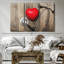 Amour «Heart And Stethoscope Canvas Print» sur-1400780154