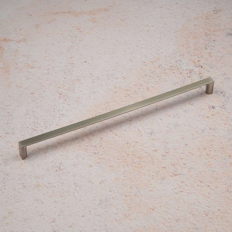 Brushed Nickel Square D-Bar Handles , 320mm