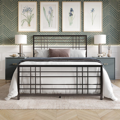 Nazmir Metal Open-Frame Bed