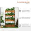 Jardinière verticale polyvalente pour plantes et herbes d'extérieur