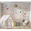 Murale pelez et collez - mouchetures et éclaboussures-2146622746