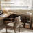 62.99" Light-walnut L-Shaped Solid Wood Desk-109552849