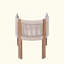 Ensemble de 2 chaises de patio élégantes et durables, résistantes aux intempéries avec cordon en nylon complexe et coussins amovibles