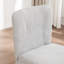 Ensemble de 2 chaises de salle à manger modernes en tissu - siège et dossier rembourrés, chaises d'appoint rembourrées sans accoudoirs-937547576