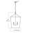 Diran 4-Light Square Lantern Pendant Light-510372379