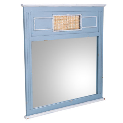 WOODEN WALL MIRROR