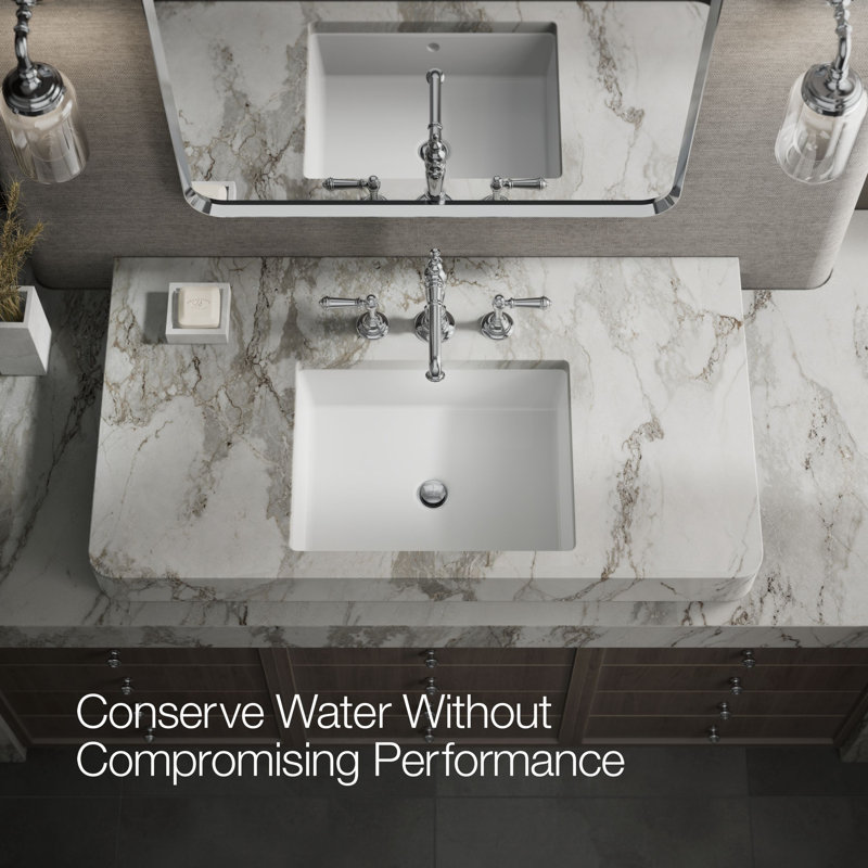 Artifacts® Widespread Bathroom Faucet with Drain Assembly, Polished Chrome