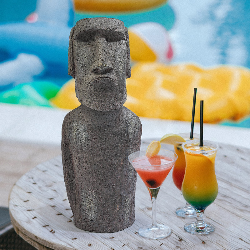 Easter Island Ahu Akivi Moai Monolith Statue