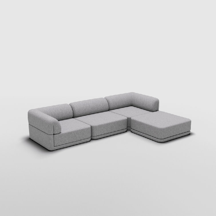 Cube 120'' Upholstered Sofa