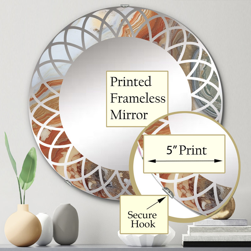 Miroir mural Karini, 24 po x 24 po