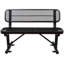 Banc d'extérieur en acier 4 pi avec finition noire-1543666097-1543666098