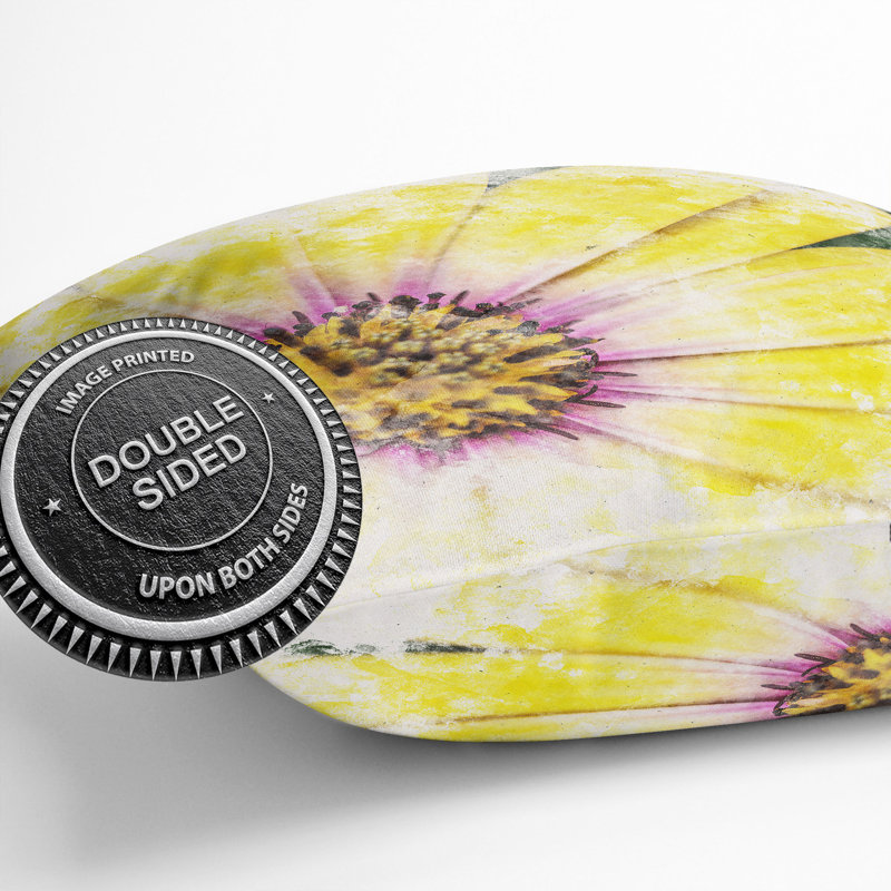 Gerbera Flower Cushion with Filling, 55cm H x 55cm W x 20cm D