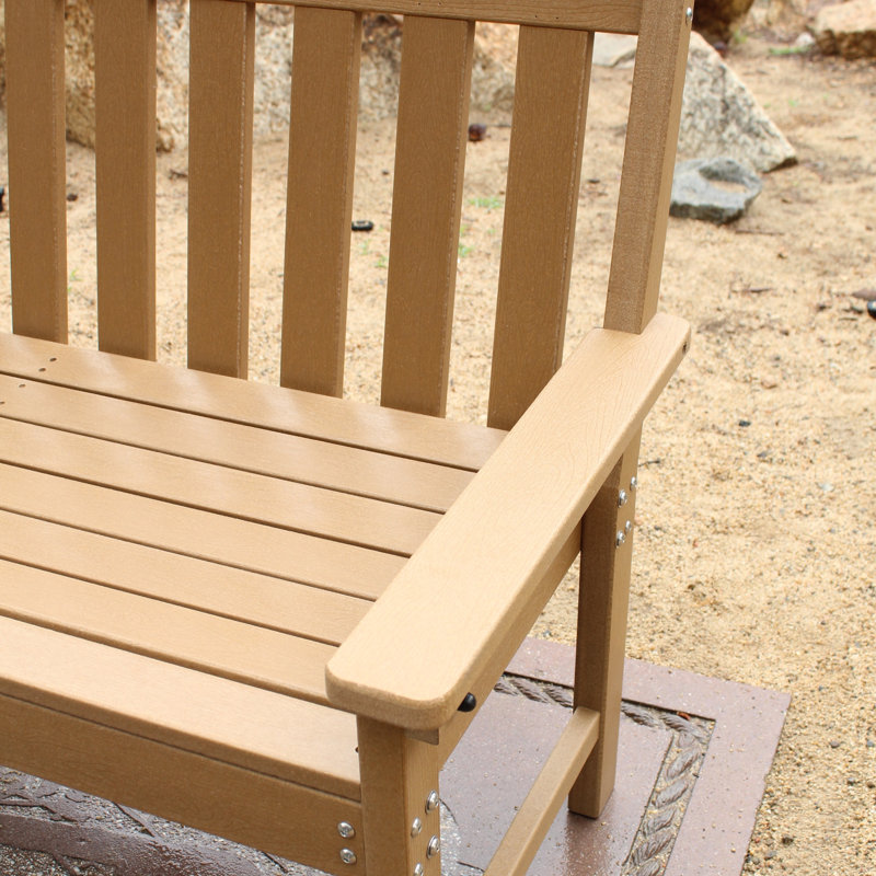 Banc de jardin 52 po pour l'extérieur, Teak