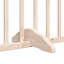 Archie & Oscar Dog Gate With Door Foldable 4 Panels Brown Oak 320 Cm Poplar Wood-41120711-41120569