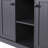 53Inch Large Kitchen Island With 2 Bar Stools, Power Outlet,Door Internal Storage Rack, Kitchen Storage Cart On 5 Wheels With Drop Leaf, 5 Open Side Racks, 3 Drawers, For Kitchen,Dining Room,Black-1088143458