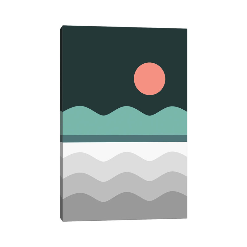 Abstract Landscape VI - Print on Canvas, Wrapped Canvas, 30.48 cm H x 45.72 cm W
