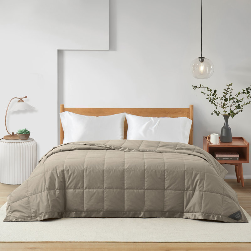  Surdimensionné en duvet de coton léger, Très grand, Kaki vintage