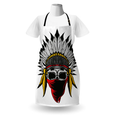 No Pattern Bib Apron