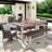 Lebo Rectangular 6 - Person 71" Long Dining Set with Cushions-28014470