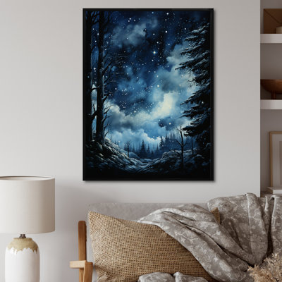 «Blue Sky Celestial Serenity», impressions sur toile paysage et nature