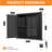 Wall-Mounted Tool Storage Cabinet With 2 Locking Door