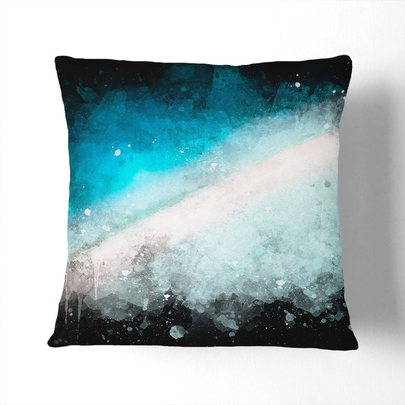 Square Cushion, Black, 40cm H x 40cm W x 15cm D