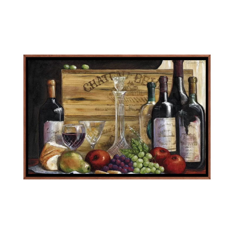 Chateau Magnifique I by Malenda Trick - Painting on Canvas, 66.04 cm H x 45.72 cm W, Classic Brown Wood Framed