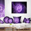 « purple mystic psychédélique design », impression sur toile-20864615