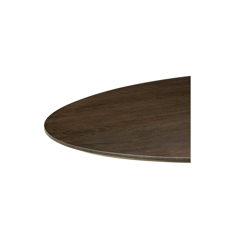 Dining Table Oak Oval Dining Table, 30"H x 43"L x 94"W 