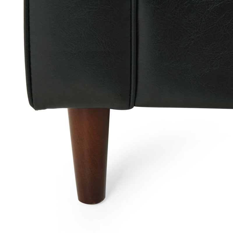 Fauteuil club noir Pu