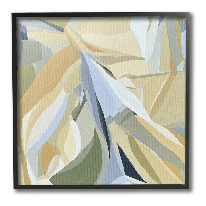 " Dynamic Geometric Pattern Single Picture Frame " by Erika Gehringer on Canvas, Black Frame, 12" H x 12" W