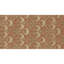 Tapis floral en soie / laine noué à la main couleur terre cuite / vert / beige-88953118