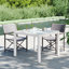 Gabrieal Square Metal Outdoor Dining Table , 90cm cm W 90cm cm D-842498806