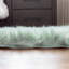 Tapis à poil long moelleux lavable à la machine Diller Mint-438463482