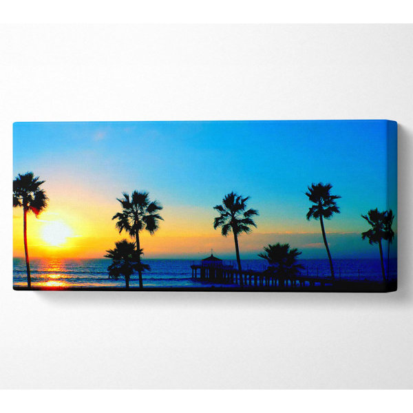 Bay Isle Home Palm Tree Parade - Wrapped Canvas Print | Wayfair.co.uk