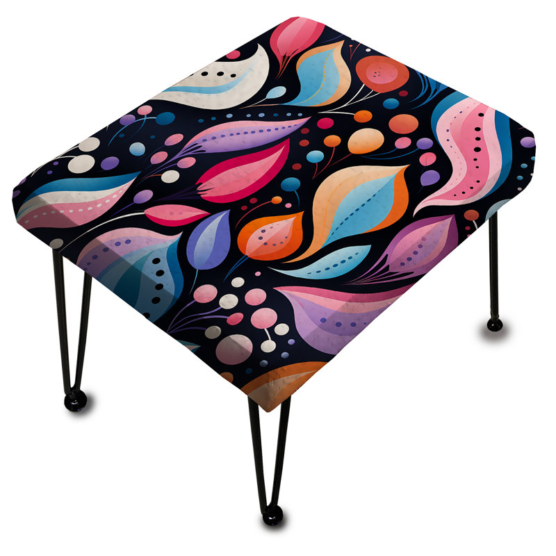 Ensey - Repose-pieds rectangulaire Mid-Century